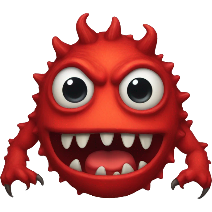 red monster emoji