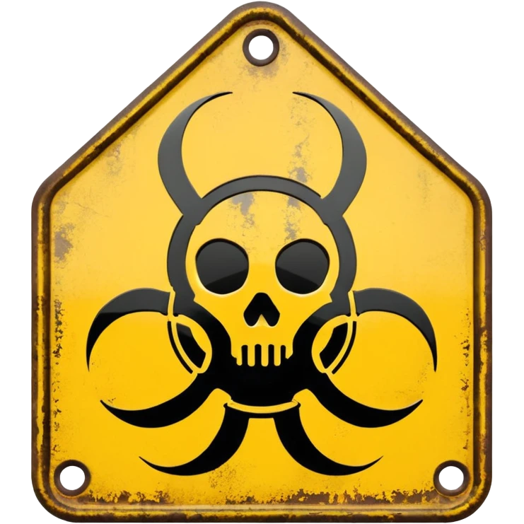 
chemical weapons sign emoji