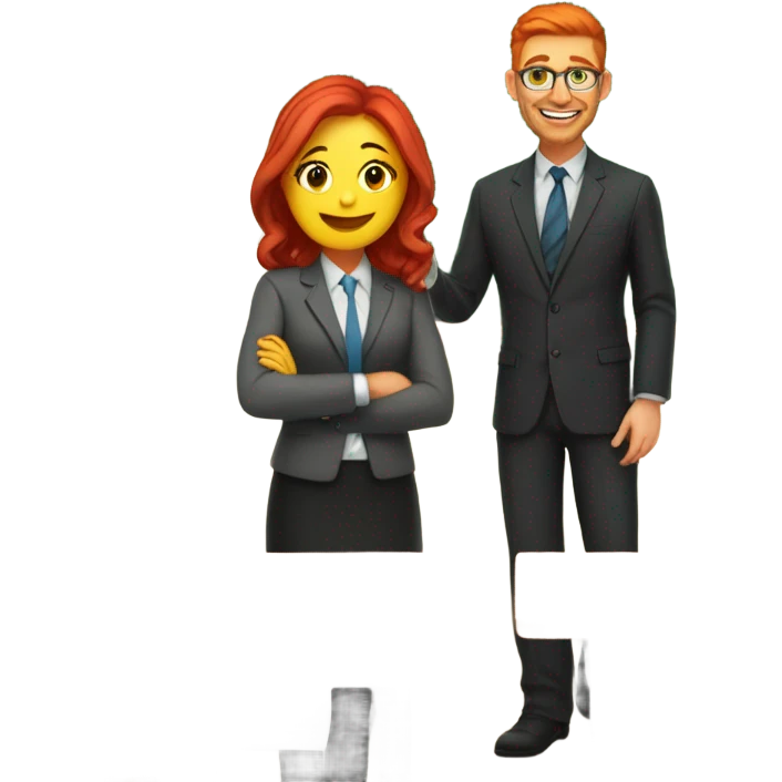 Red head teacher emoji