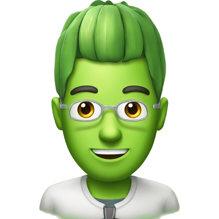 Leek face engineer emoji