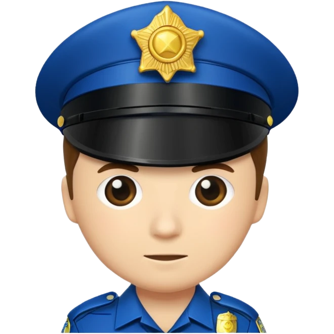 fancy police officer emoji