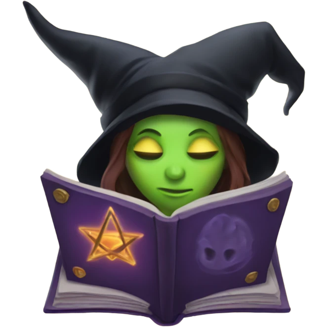 Witch grimoire  emoji