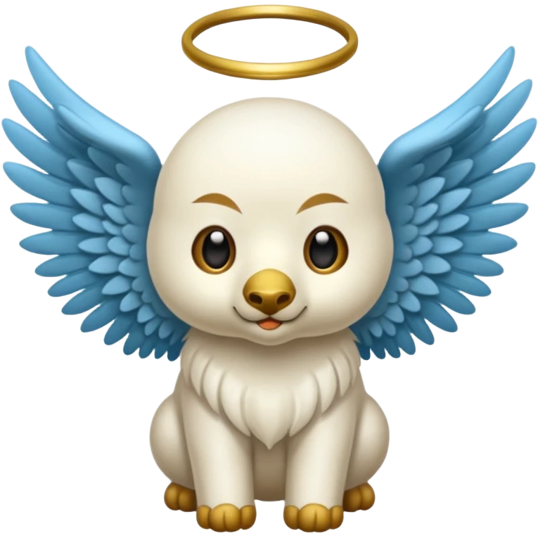 un animal ange de mongolie emoji