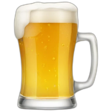 glass of beer emoji