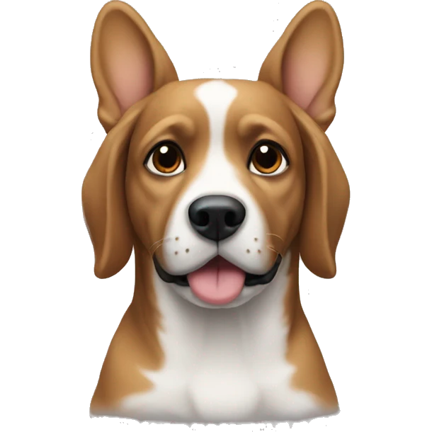 The French dog emoji