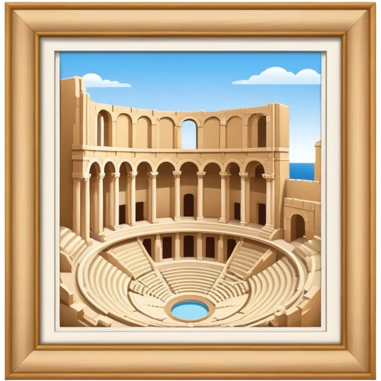 Cinematic Realistic Odeon of Herodes Atticus Emoji emoji
