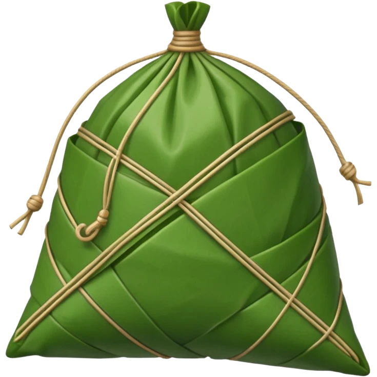 zongzi, with string tied around emoji