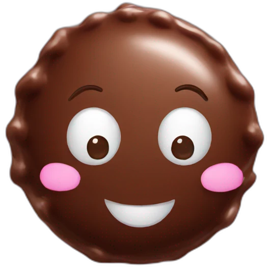 Chocolate bonbon emoji