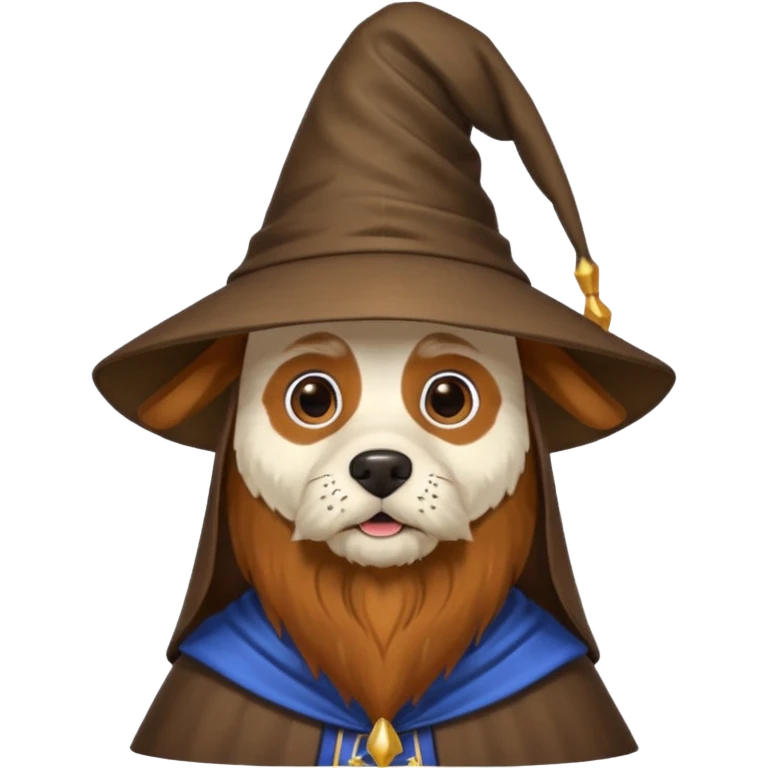 Dog wizard emoji