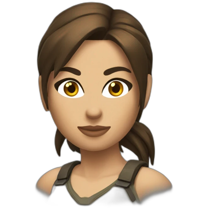 lara croft emoji