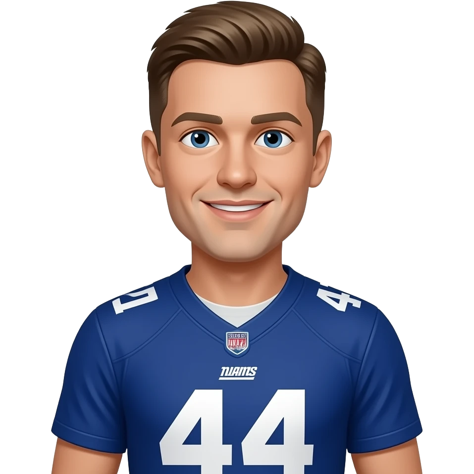 new york giants player Cameron Skattebo 44 emoji