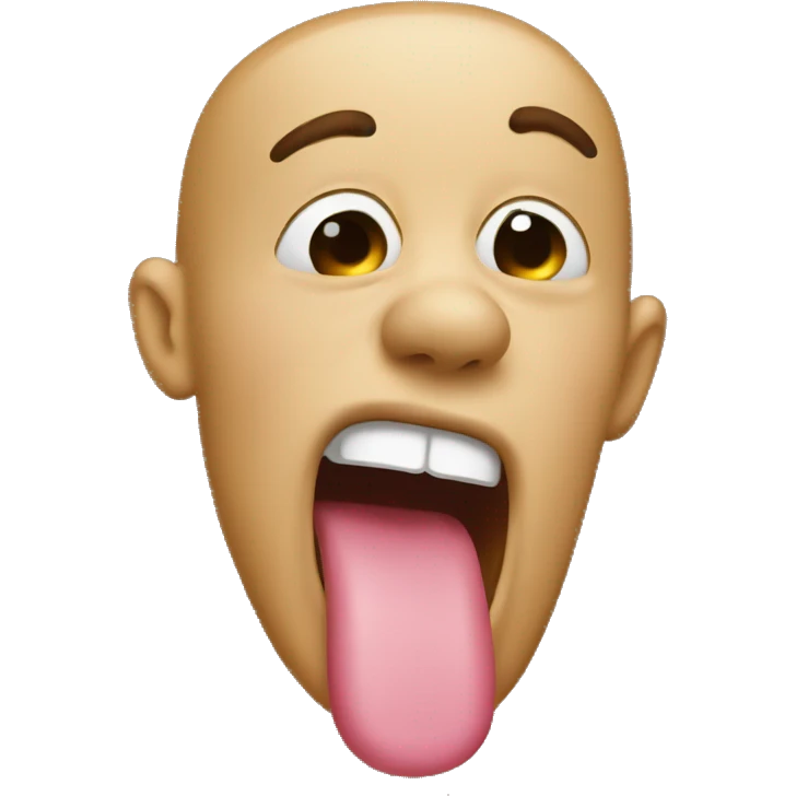 sticking tongue out  emoji