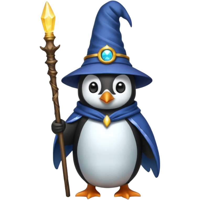 Penguin Wizard emoji