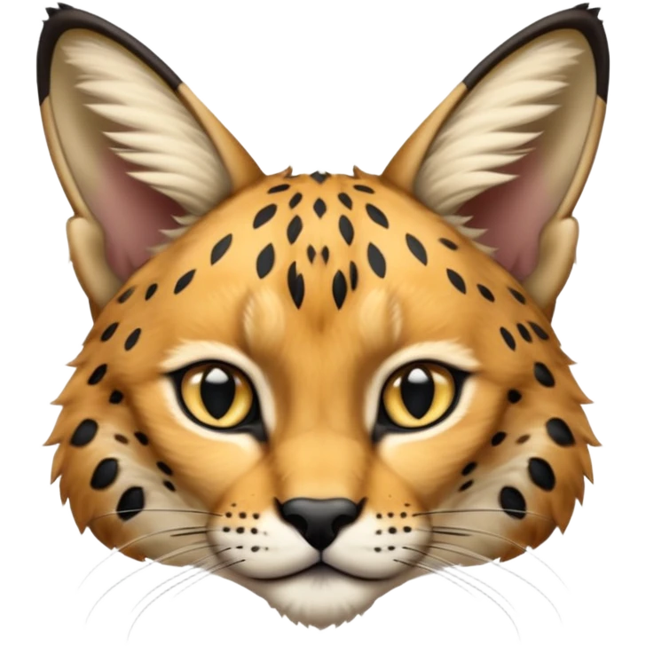 Serval-Lynx-bobcat-caracal-hybrid-fusion emoji