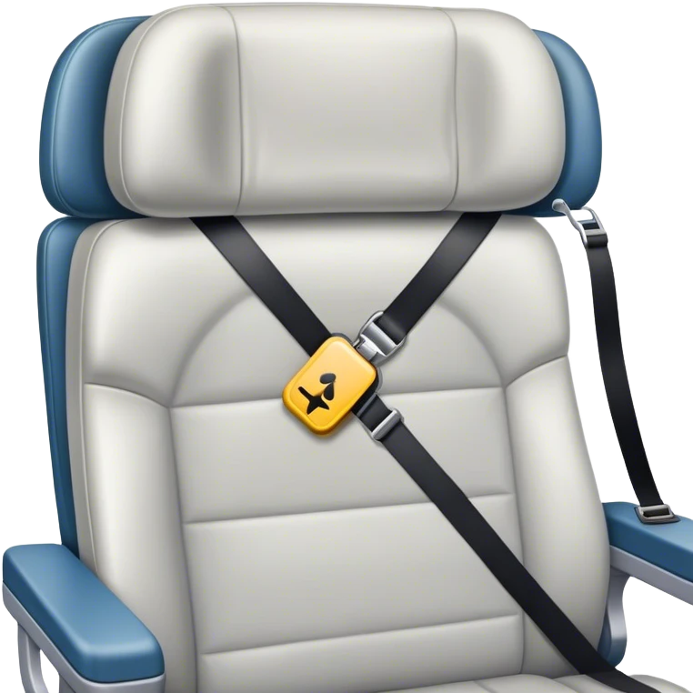 plane seat seatbelt emoji