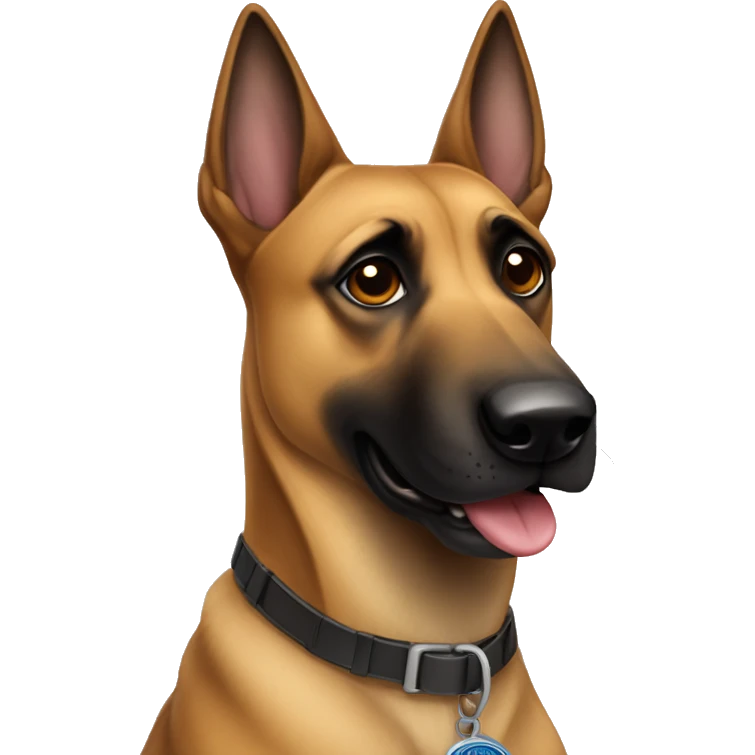 Un chien malinois emoji