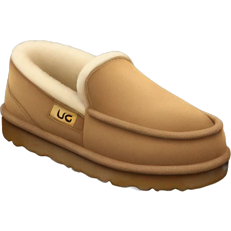 ugg tasman slippers emoji