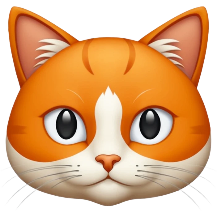 Kedi şeklinde Gülen bir yüz emoji