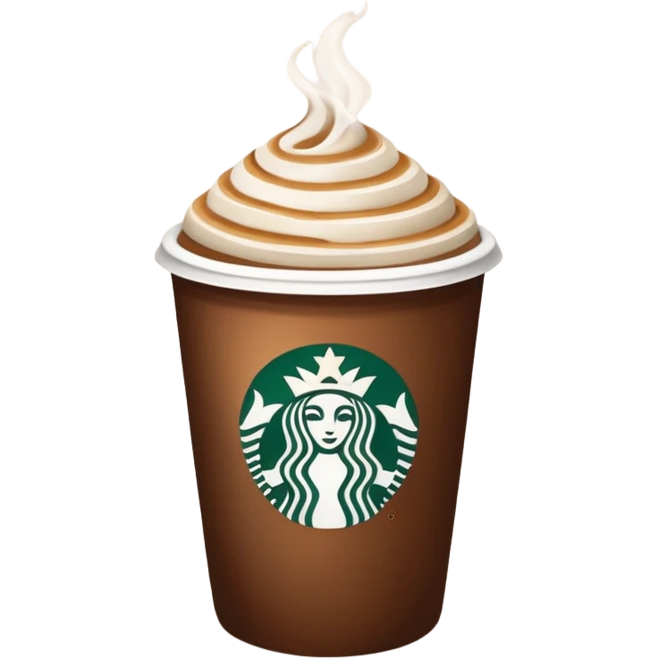 Starbucks coffee emoji