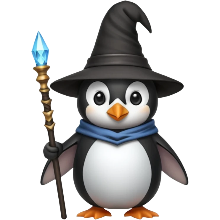Penguin Wizard emoji
