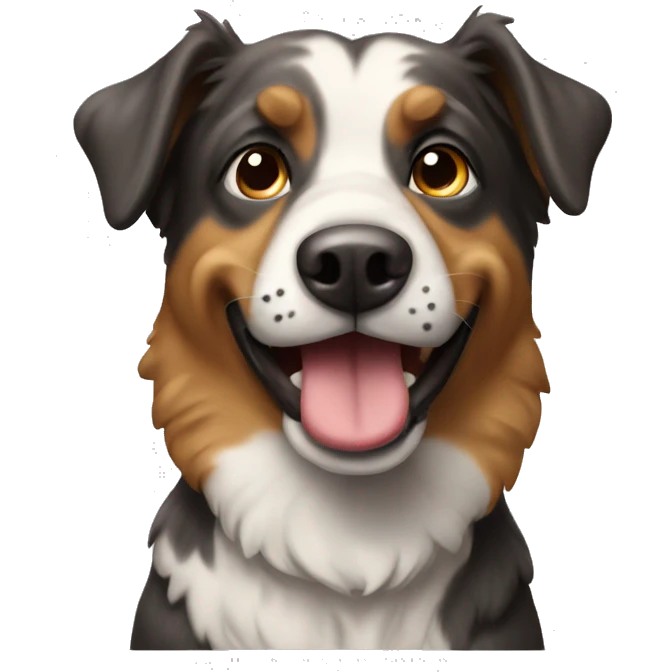 A dog Berger Australian  emoji