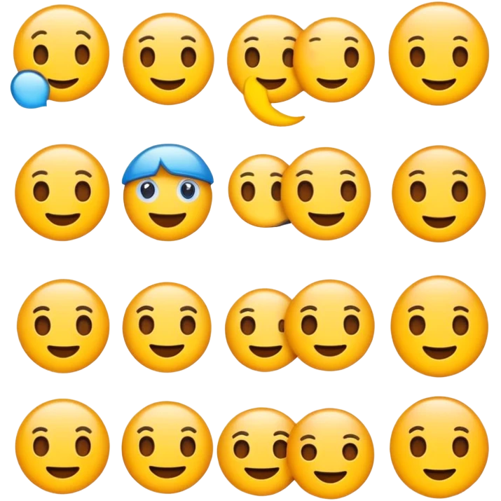 create a set of emojis for Ai-first companu coMind emoji