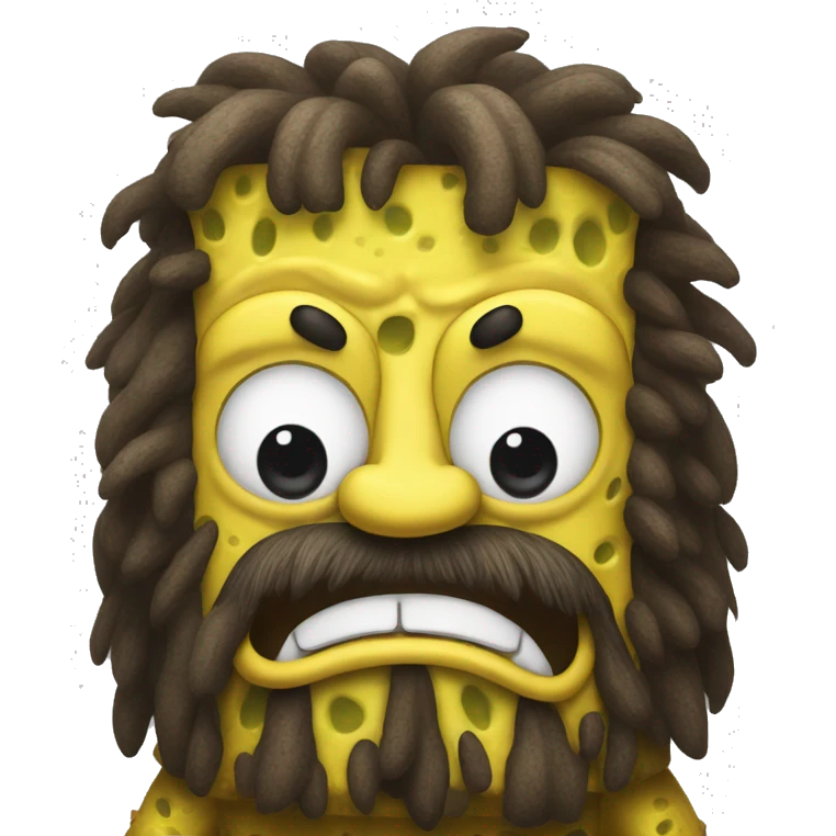 spongebob as caveman emoji