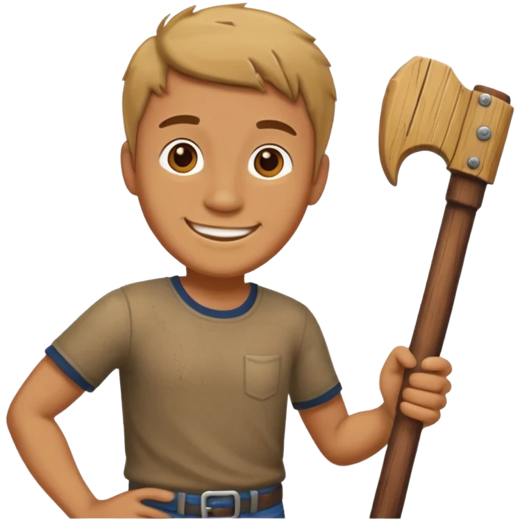 male wooden leg emoji