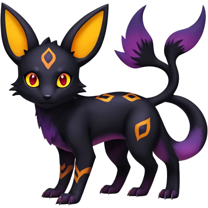 Salandit-Umbreon--Litten-Hybrid (Full body) emoji