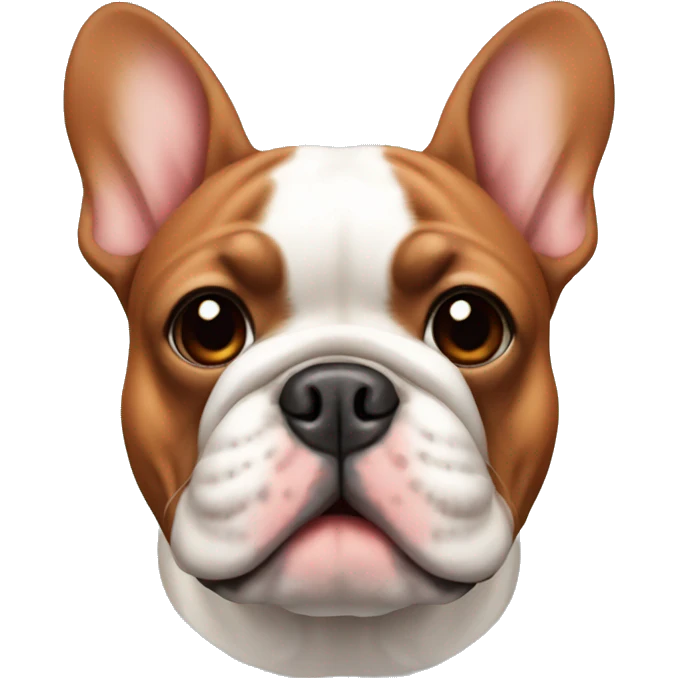 red french bulldog emoji