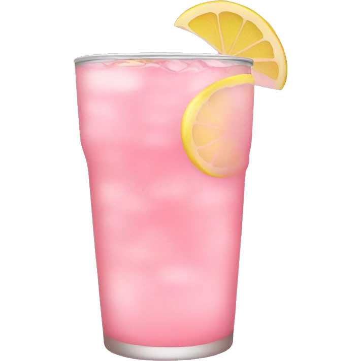Pink lemonade emoji