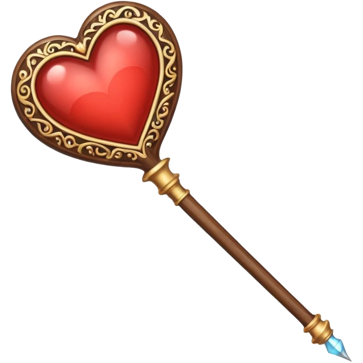 heart magic wand emoji
