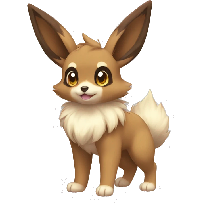  Buneary-Eevee-Rockruff Full body emoji