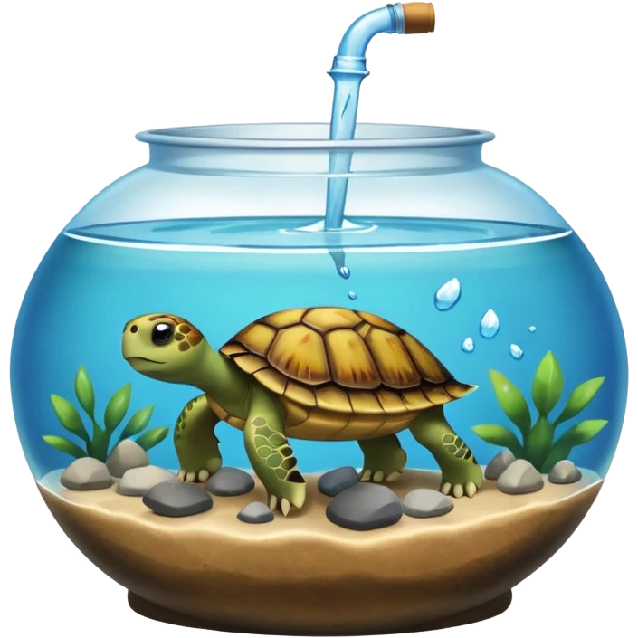 Turtle tank  emoji