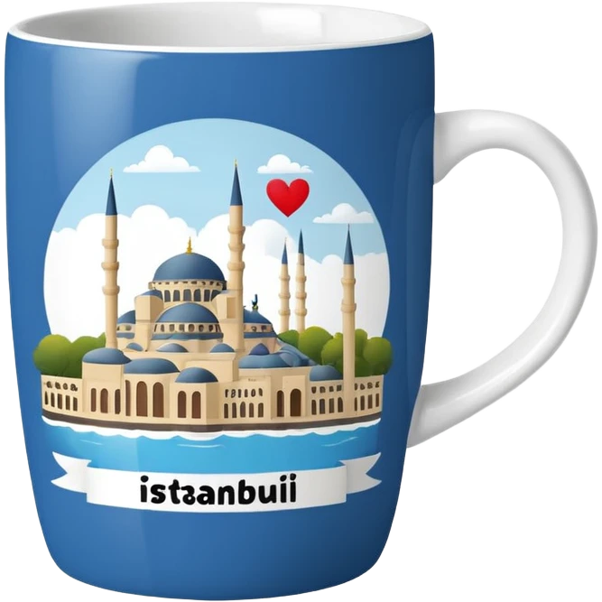 mug-cup-with-text-ı❤️Istanbul- emoji