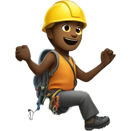 climb up the mountain emoji