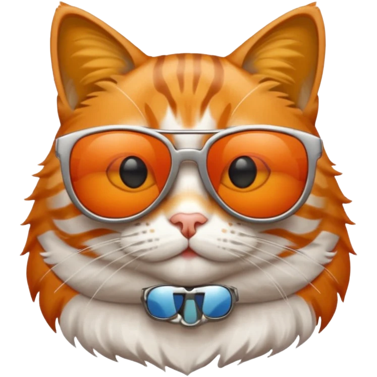 Cat wearing sunglasses emoji