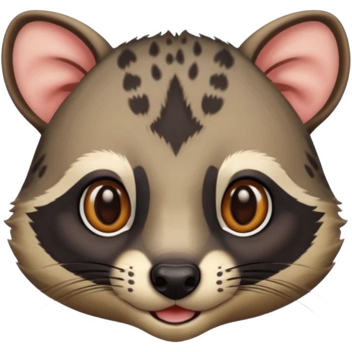 yummy face on civet emoji