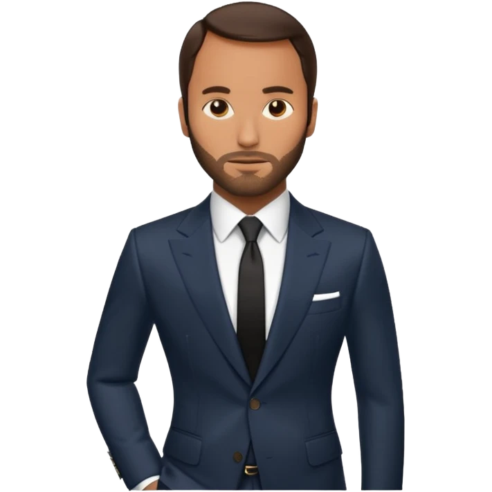 Generate in realistic style Tom Ford emoji
