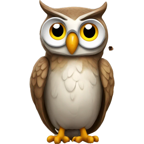 owl smoking emoji