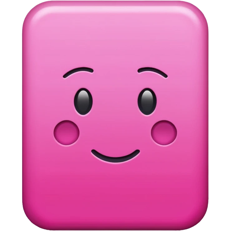 Pink emoji