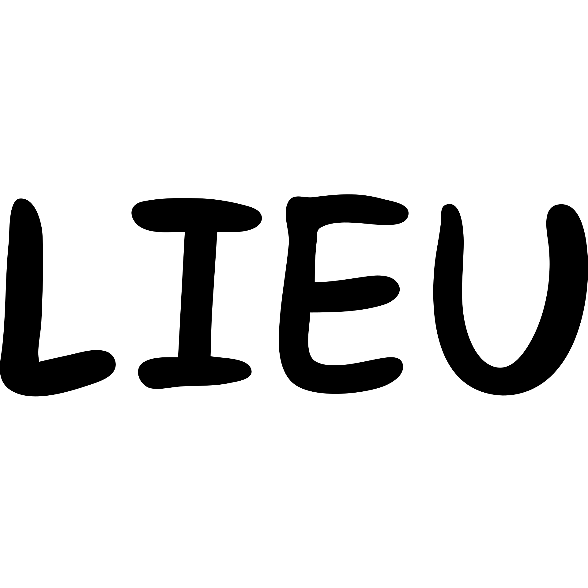 The word "LIEU" in capital letters emoji