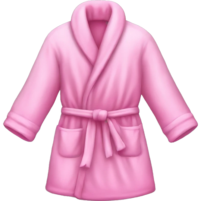 pink dressing gown emoji