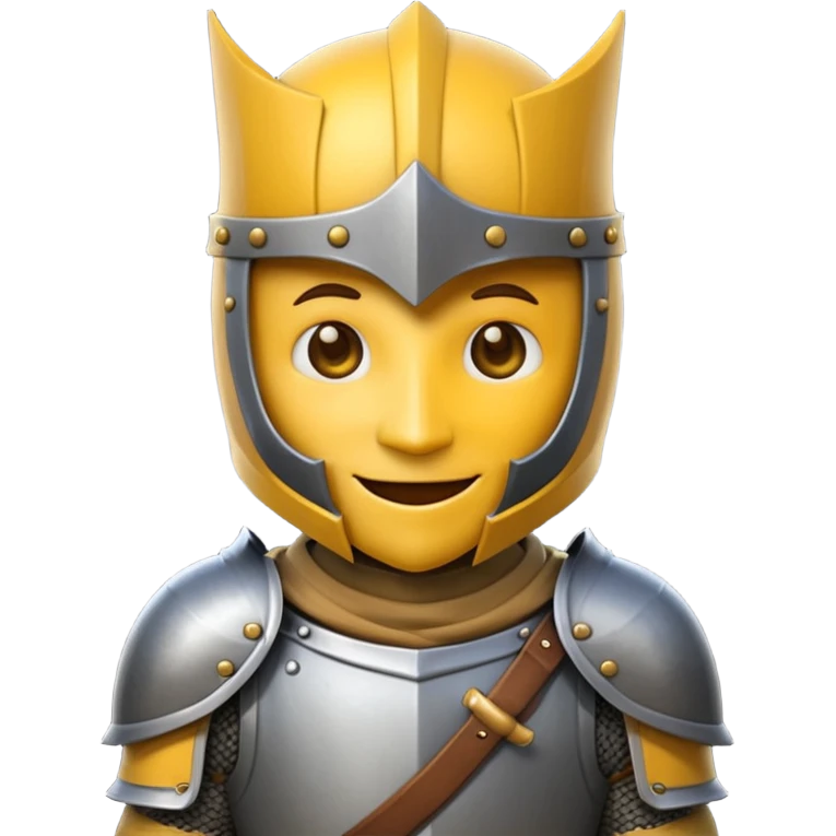 Emoticone Chevalier emoji