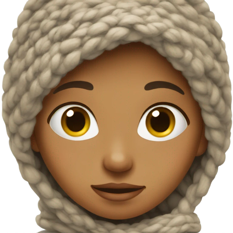 Girl wearing sweater emoji