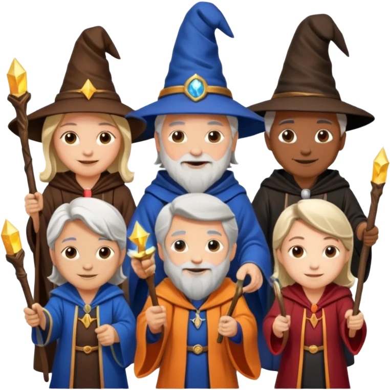 make bitlife kind of bitmojies of the harry potter universe. Make different kind of wizards and witches with different ages. emoji