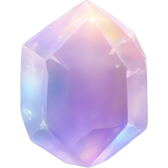 opal crystal gemstone boba emoji
