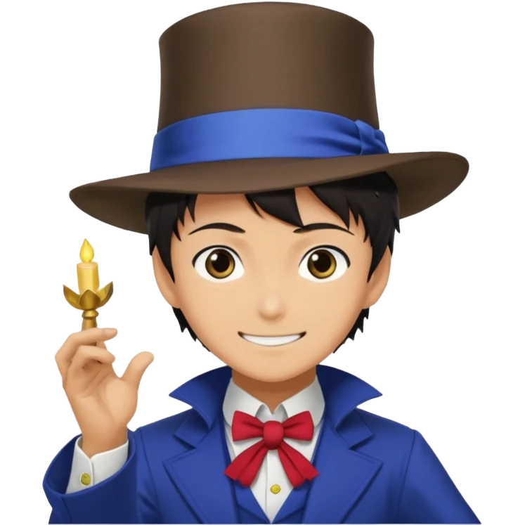 Kaito Kuroba in the famous detective conan story emoji