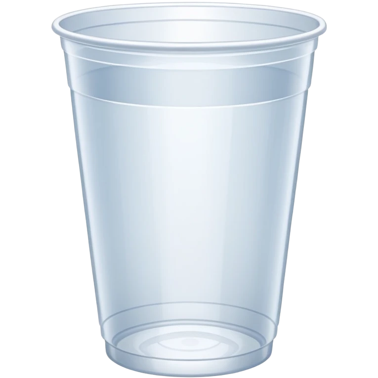 Plastic cup emoji