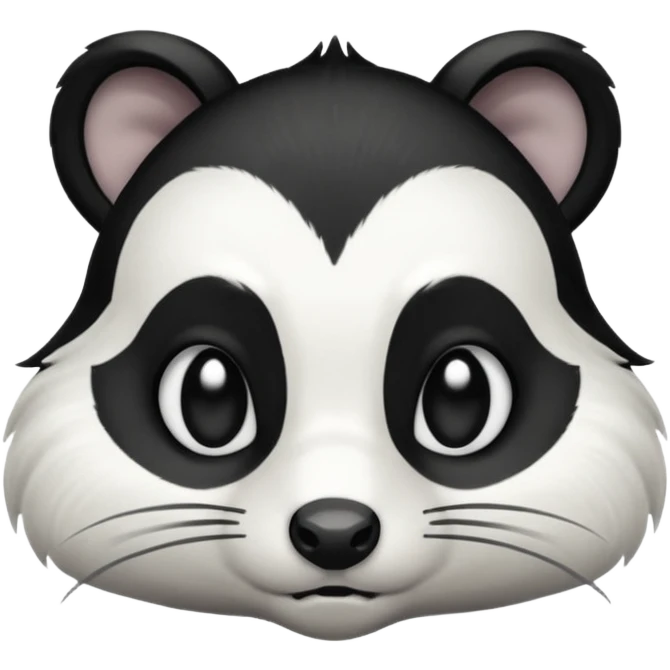 Skunk being emo  emoji
